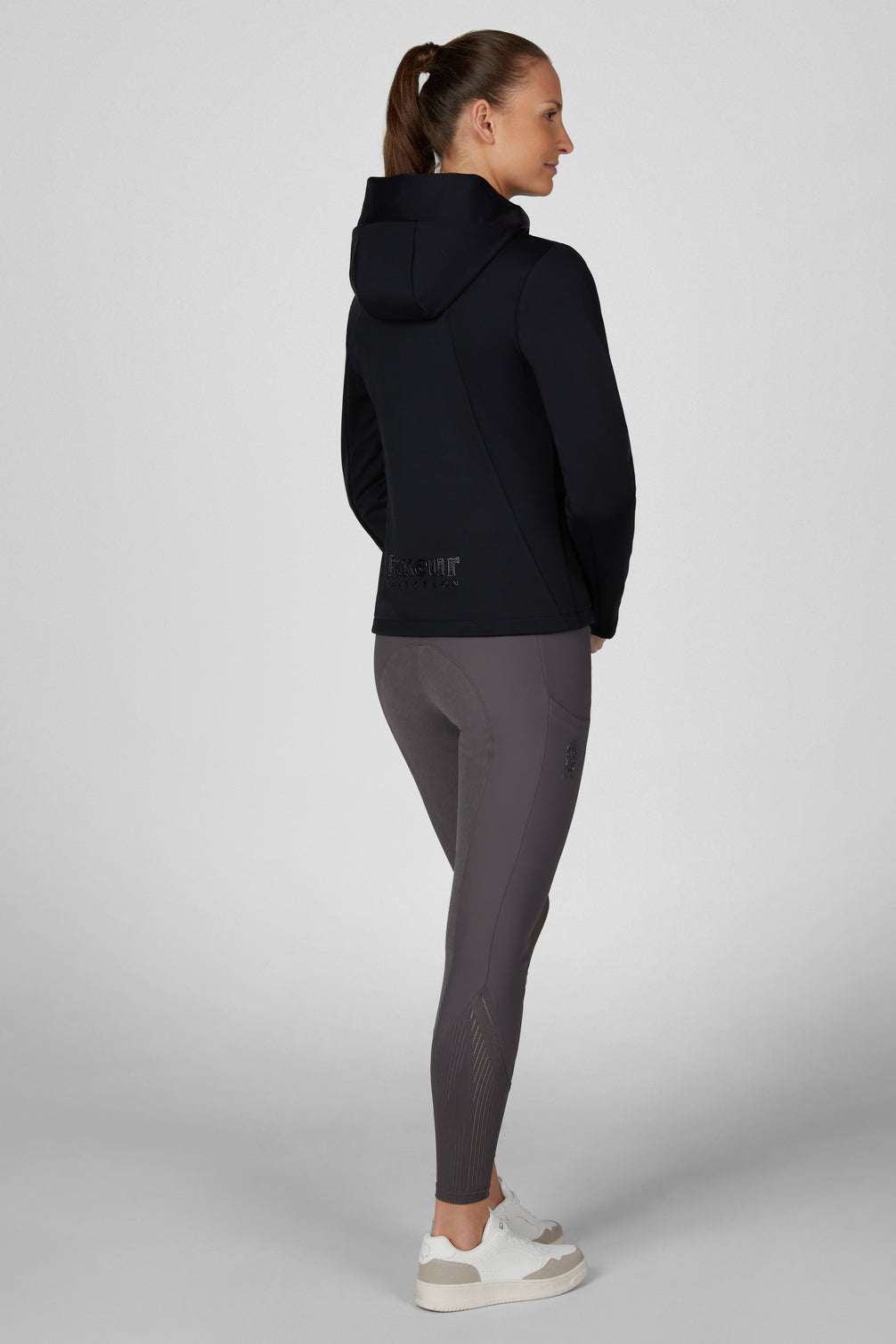 Pikeur Techvelvet Fleecejas Dames – detailfoto 4