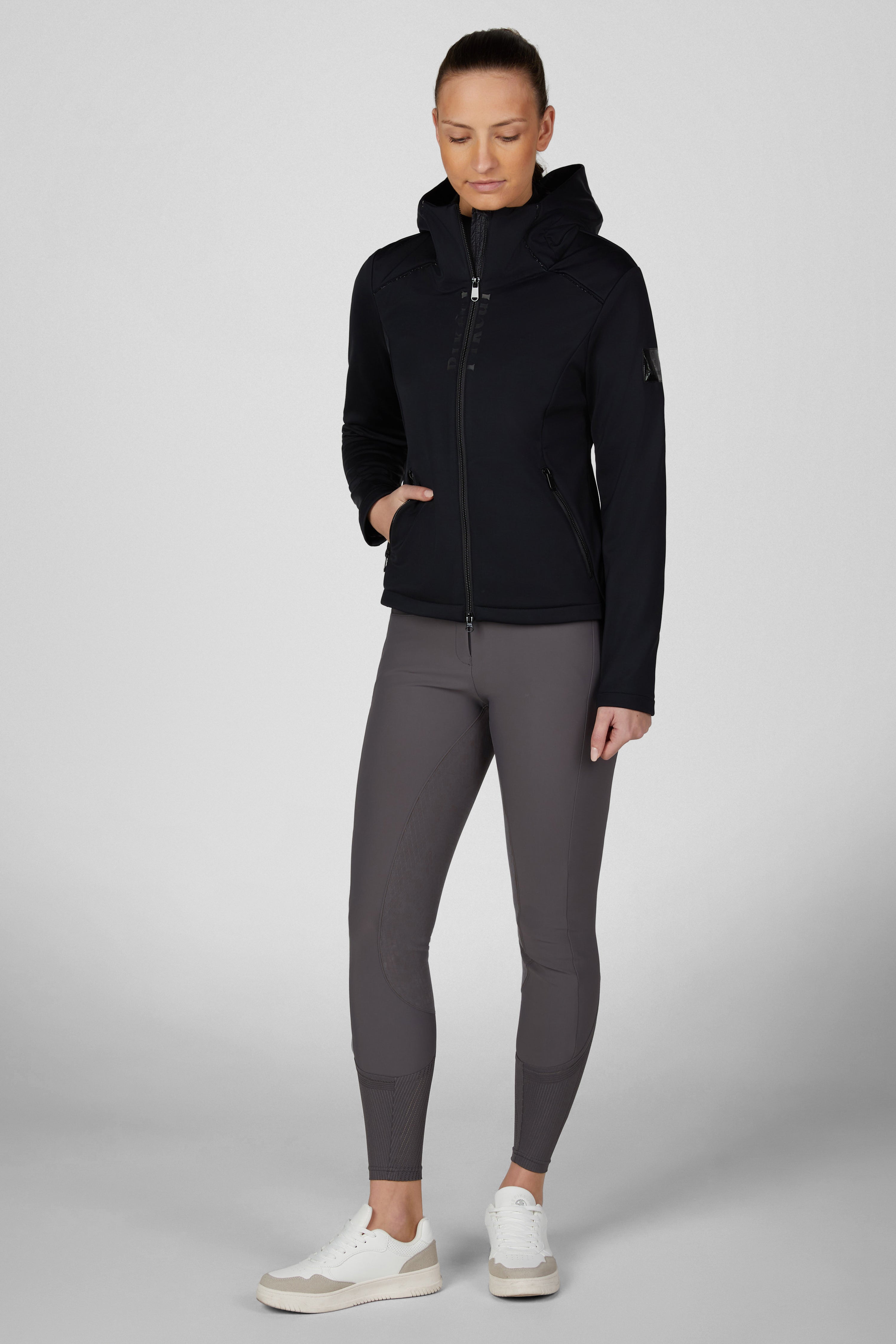 Pikeur Techvelvet Fleecejas Dames – detailfoto 3