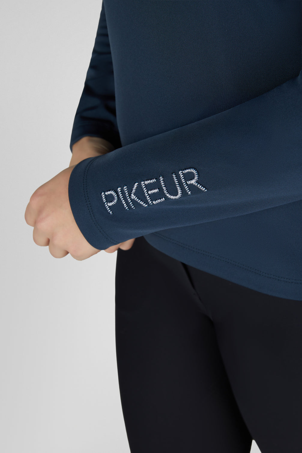 Pikeur Zip Shirt Dames – detailfoto 6