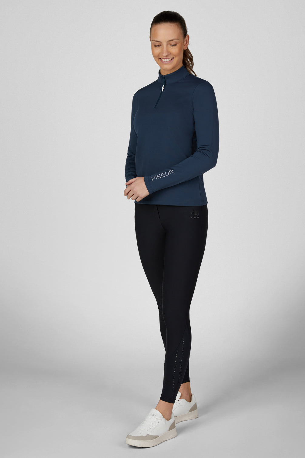 Pikeur Zip Shirt Dames – detailfoto 4
