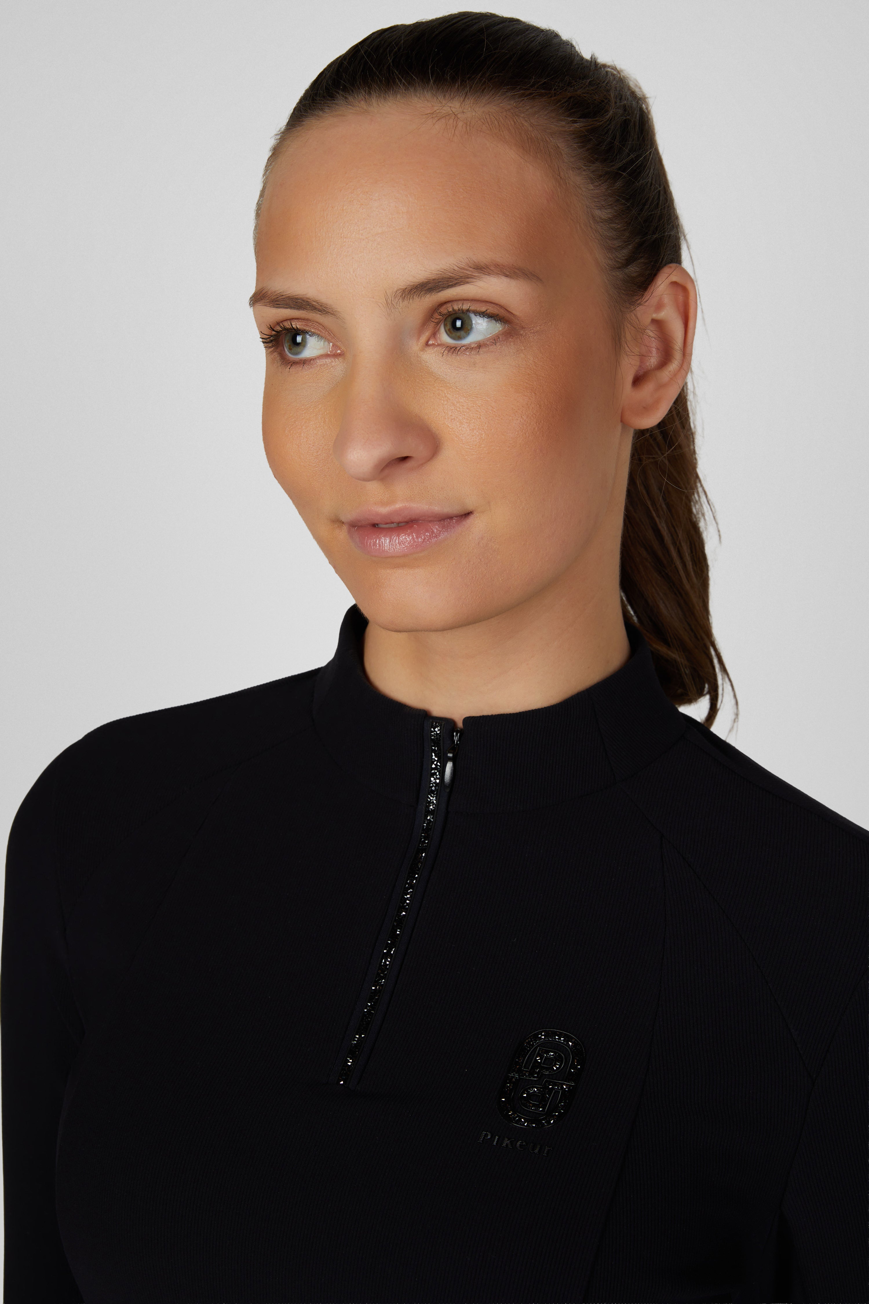 Pikeur Zip Rip Functioneel Shirt Dames – detailfoto 10