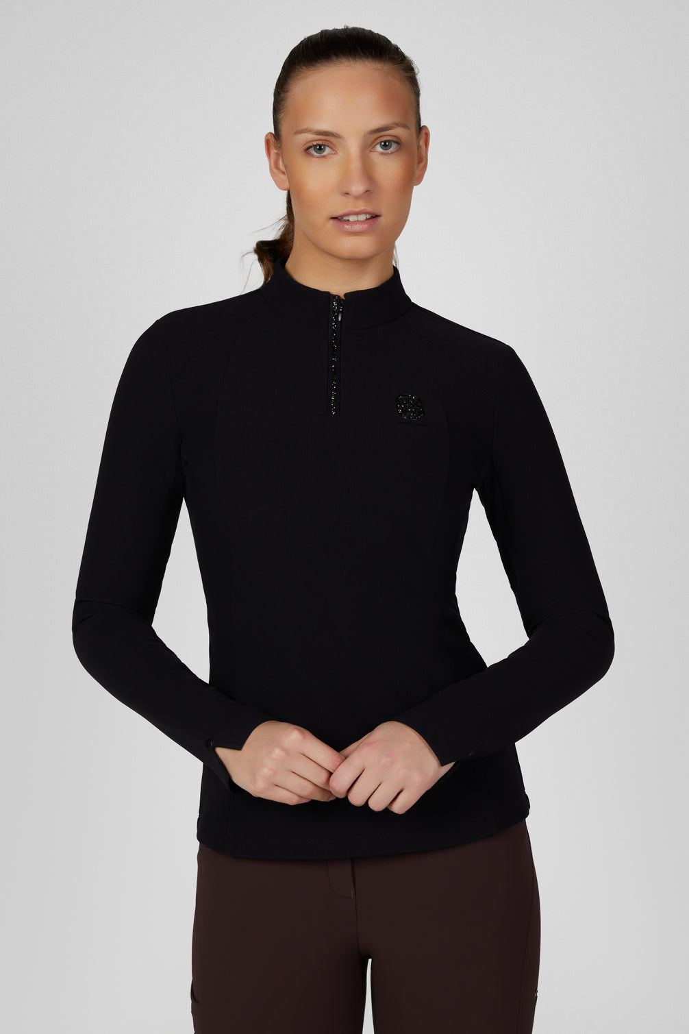 Pikeur Zip Rip Functioneel Shirt Dames – detailfoto 3