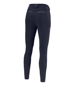 Pikeur Ceelina Grid TexLeather Full Grip Hoge Taille Rijbroek Dames – detailfoto 2