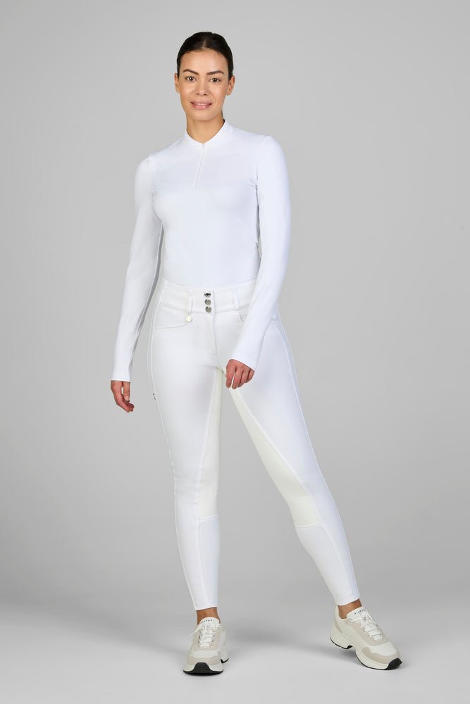 Pikeur Dames New Candela Rijbroek Lederen Grip  Hoge Taille Classic Dames Rijbroeken - Maddelin Equestrian Pikeur