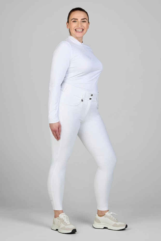 Pikeur Dames Rijbroek Amia SD 6875 Midwaist Classic Dames Rijbroeken - Maddelin Equestrian Pikeur