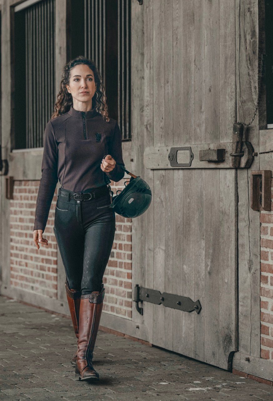 Pikeur Zip Rip Functioneel Shirt Dames – detailfoto 14