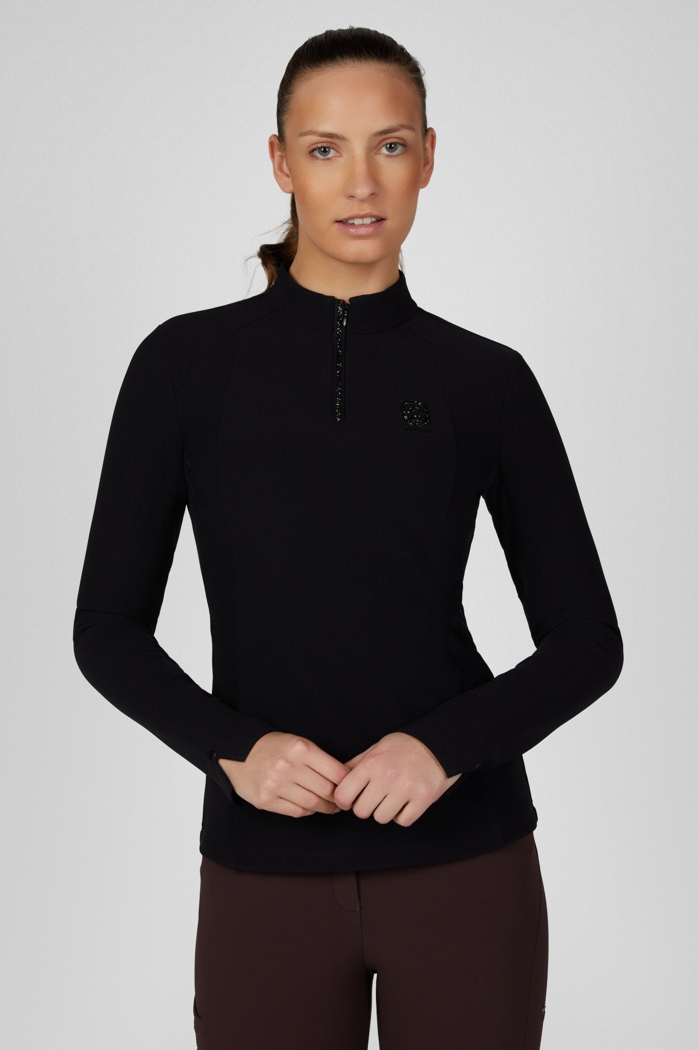 Pikeur Zip Rip Functioneel Shirt Dames – detailfoto 3