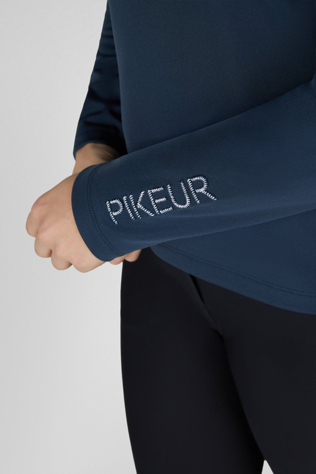 Pikeur Zip Shirt Dames – detailfoto 6