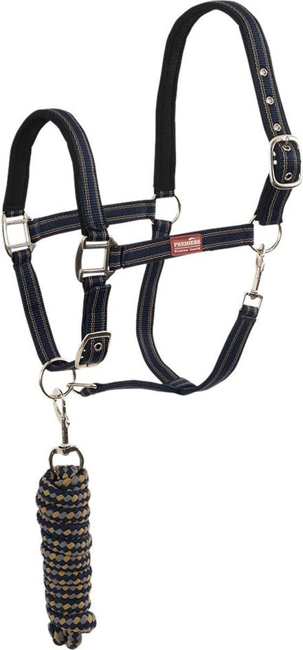 Premiere Halsterset Musketonhaak Nylon halsters - Maddelin Equestrian Premiere