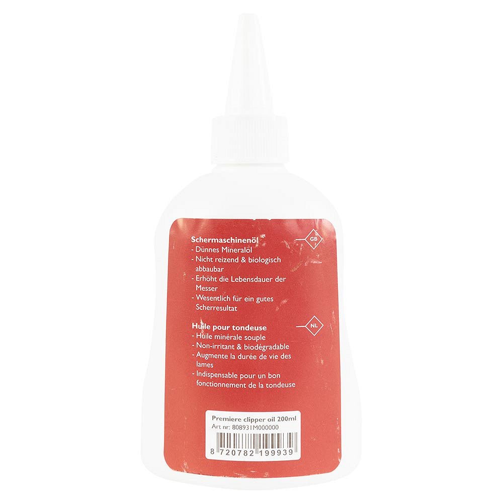 Premiere scheermachine olie 200 ml Scheermachines - Maddelin Equestrian Premiere
