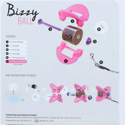 Bizzy Multifunctionele Speelbal Zwart