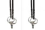 PS of Sweden Cheek Pieces with selectable cradle; flat; regular buckles Toebehoren hoofdstellen - Maddelin Equestrian