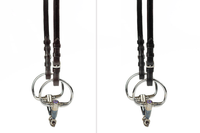 PS of Sweden Cheek Pieces with selectable cradle; flat; regular buckles Toebehoren hoofdstellen - Maddelin Equestrian PS Of Sweden