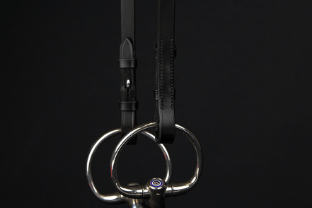 PS of Sweden Cheek Pieces with selectable cradles; flat; french hook Toebehoren hoofdstellen - Maddelin Equestrian PS Of Sweden