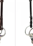 PS of Sweden Cheek Pieces with selectable cradles; flat; french hook Toebehoren hoofdstellen - Maddelin Equestrian PS Of Sweden