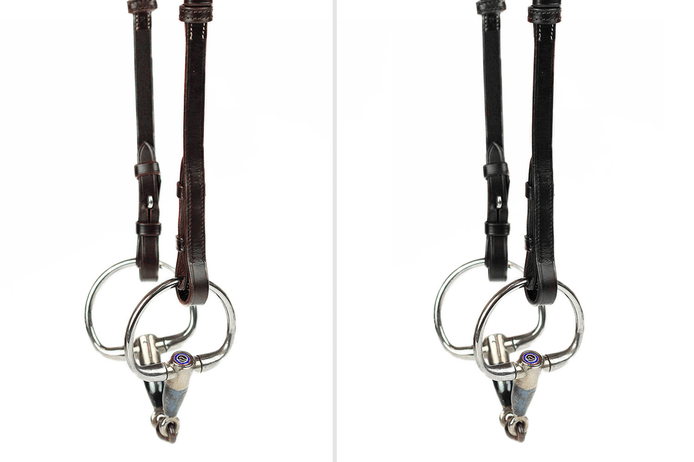 PS of Sweden Cheek Pieces with selectable cradles; flat; french hook Toebehoren hoofdstellen - Maddelin Equestrian
