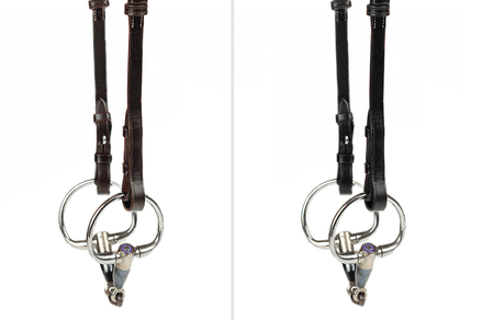 PS of Sweden Cheek Pieces with selectable cradles; flat; french hook Toebehoren hoofdstellen - Maddelin Equestrian
