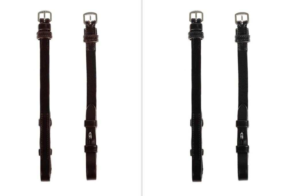 PS of Sweden Cheek Pieces with selectable cradles; flat; french hook Toebehoren hoofdstellen - Maddelin Equestrian PS Of Sweden