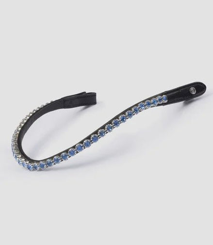 PS of Sweden Frontriem Big Deep Sapphire Zwart Leder Full Frontriemen - Maddelin Equestrian PS Of Sweden