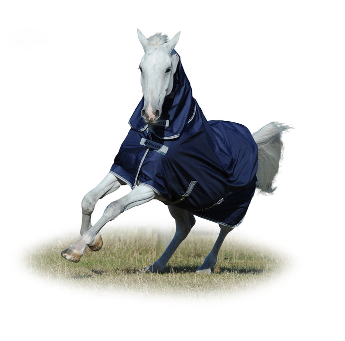 Bucas Freedom Turnout + Neck 100 Navy met halsstuk