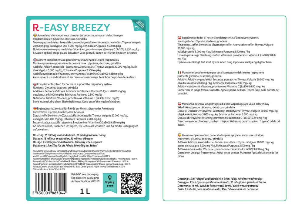 Result Equine Easy Breezy 1L Voedingssupplementen - Maddelin Equestrian Result Equine