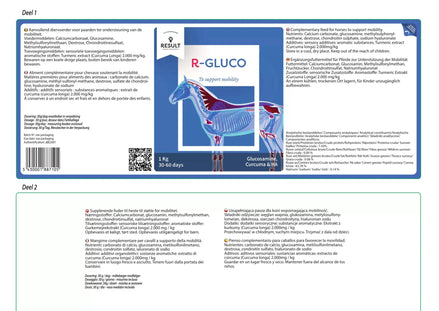 Result Equine Gluco 1KG Voedingssupplementen - Maddelin Equestrian Result Equine