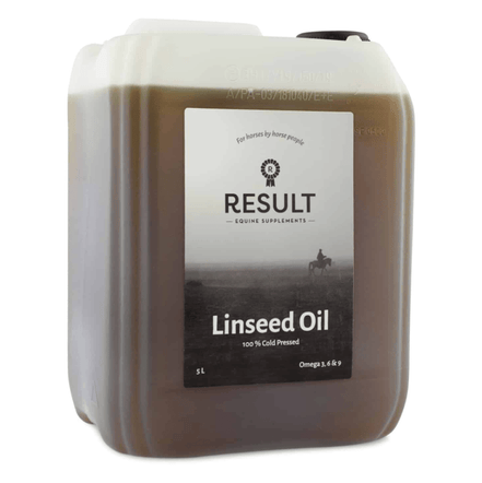 Result Equine R - Linseed Oil 5L Voedingssupplementen - Maddelin Equestrian Result Equine