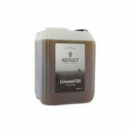 Result Equine R - Linseed Oil 5L Voedingssupplementen - Maddelin Equestrian Result Equine