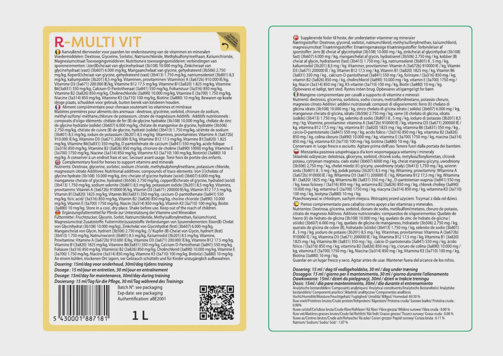 Result Equine R – Multi Vit Voedingssupplementen - Maddelin Equestrian Result Equine