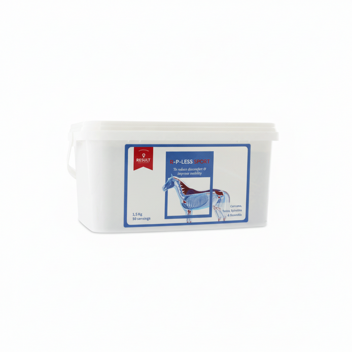 Result Equine R – P - Less Sport 1.5kg Voedingssupplementen - Maddelin Equestrian Result Equine