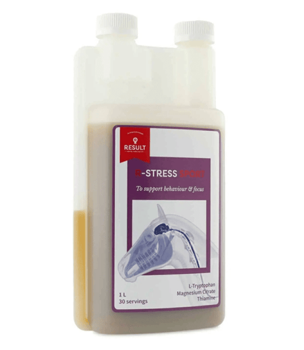 Result Equine R – Stress Sport 1l Voedingssupplementen - Maddelin Equestrian Result Equine