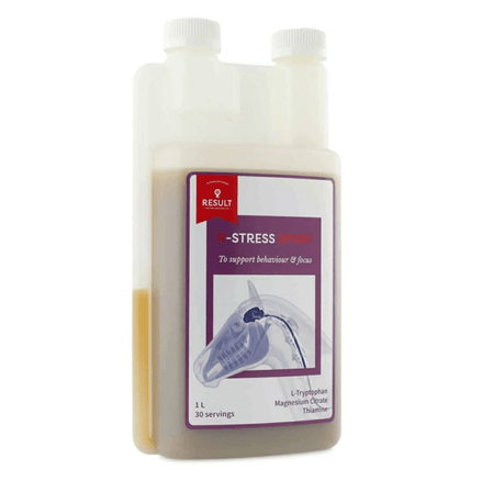 Result Equine R – Stress Sport 1l Voedingssupplementen - Maddelin Equestrian Result Equine