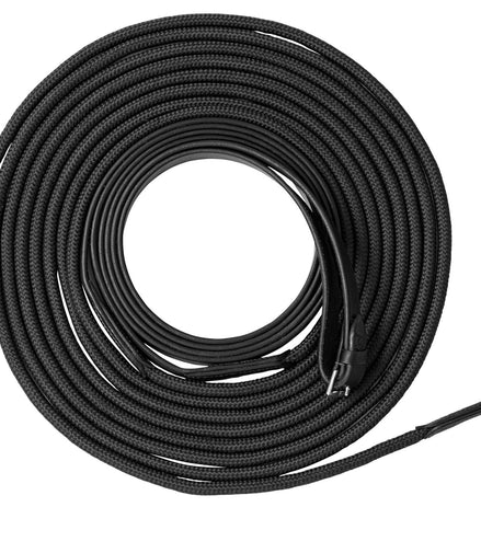 Riding World leren/koord teugels Longeerbenodigdheden - Maddelin Equestrian Riding World