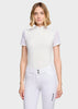 Samshield Aliosha Wedstrijdshirt Korte Mouwen Dames FW26 Wit - voorkant - Maddelin Equestrian