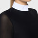 Samshield Anouchka Wedstrijdshirt Lange Mouwen Dames FW26 Zwart - detail - Maddelin Equestrian