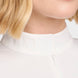 Samshield Anouchka Wedstrijdshirt Lange Mouwen Dames FW26 Wit - detail - Maddelin Equestrian