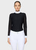 Samshield Anouchka Wedstrijdshirt Lange Mouwen Dames FW26 Zwart - voorkant - Maddelin Equestrian