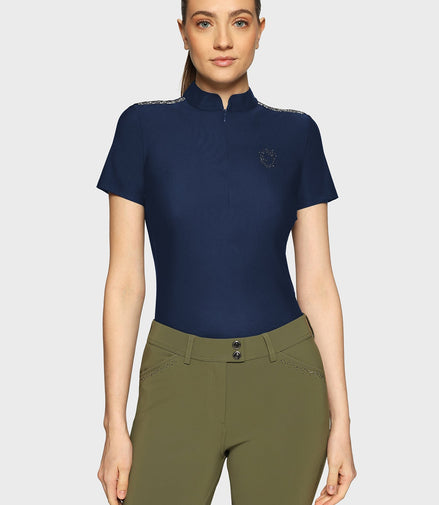 Samshield Bruna Premium Trainingshirt Dames Dames Shirts - Maddelin Equestrian Samshield