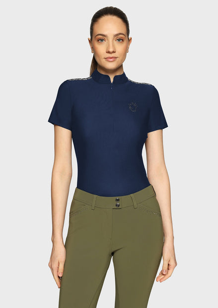 Samshield Bruna Premium Trainingshirt Dames Dames Shirts - Maddelin Equestrian Samshield