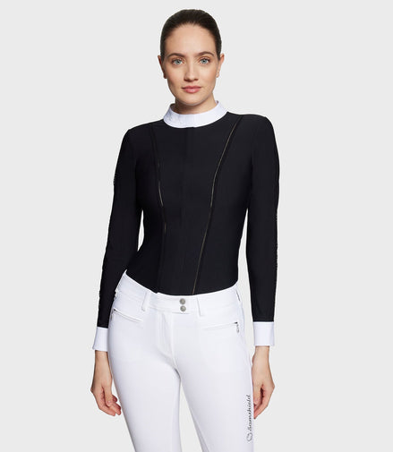 Samshield Carolace Wedstrijdshirt Lange Mouwen Dames Wedstrijdshirts - Maddelin Equestrian Samshield
