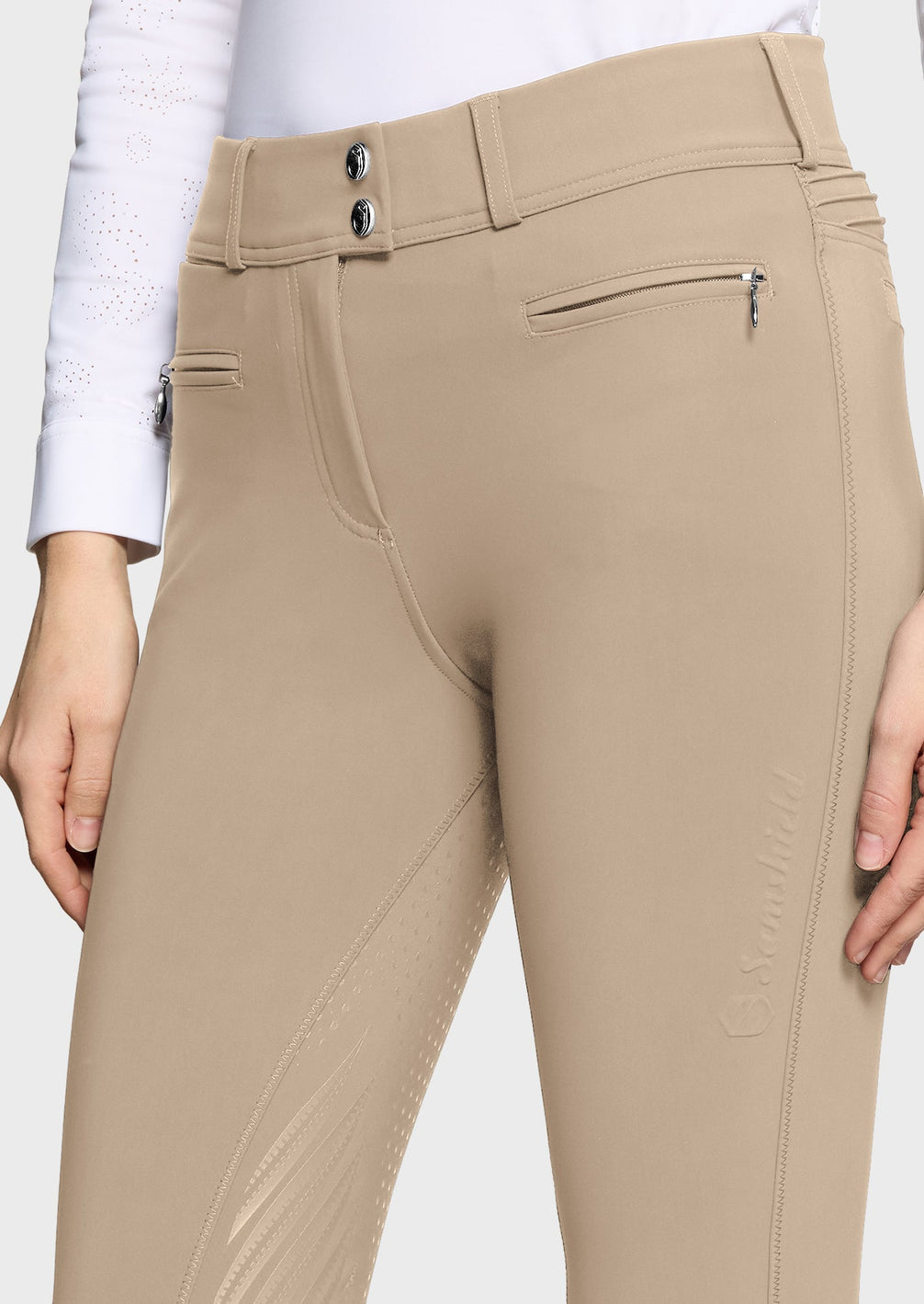 Samshield Clara Air Knie Grip Rijbroek Dames Dames Rijbroeken - Maddelin Equestrian Samshield
