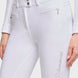 Samshield Clara Premium Full Grip Rijbroek Dames FW26 Wit - detail - Maddelin Equestrian