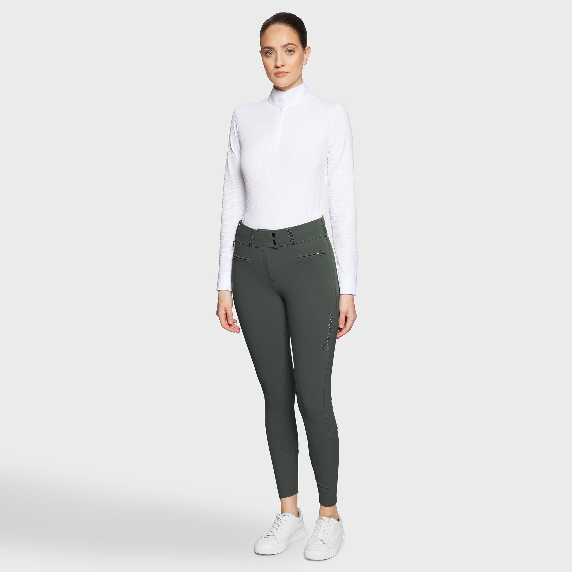 Samshield Claranova Full Grip Hoge Taille Dames Dames Rijbroeken - Maddelin Equestrian Samshield