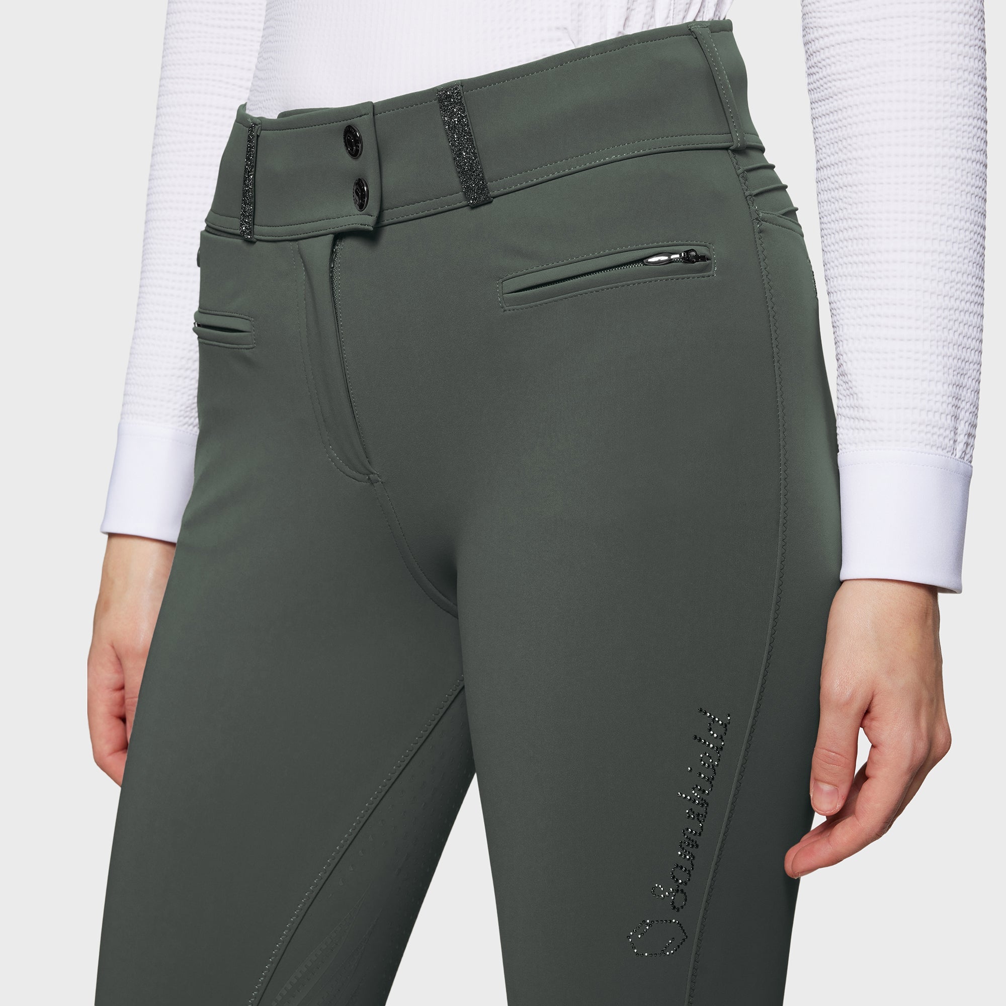 Samshield Claranova Full Grip Hoge Taille Dames Dames Rijbroeken - Maddelin Equestrian Samshield
