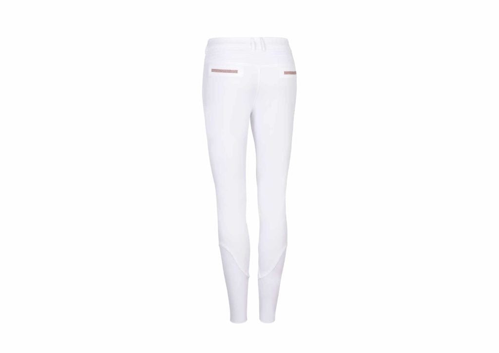 Samshield Dames Rijbroek Clara Full Grip Champagne Dames Rijbroeken - Maddelin Equestrian Samshield