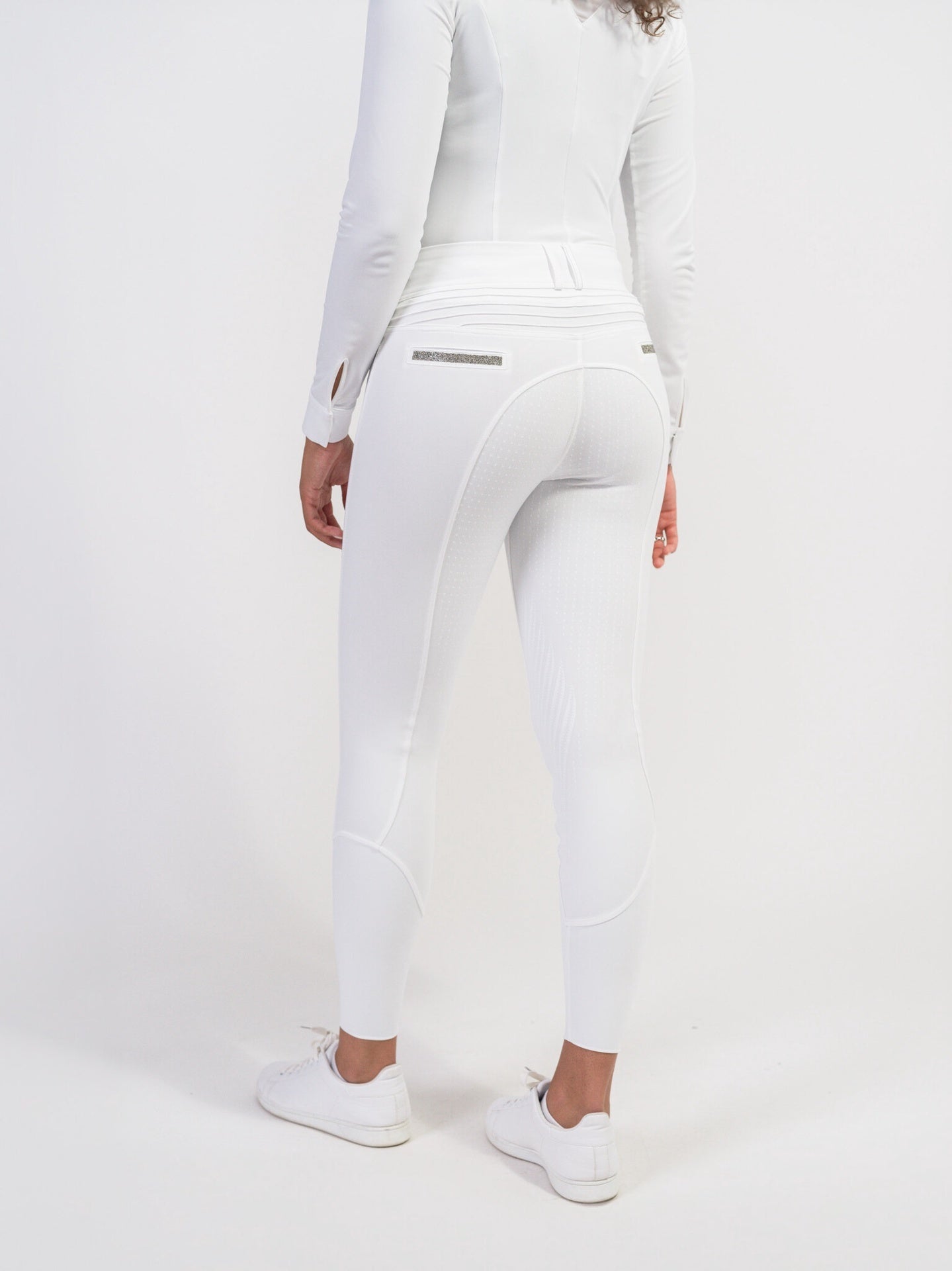 Samshield Dames Rijbroek Clara Full Grip Champagne Dames Rijbroeken - Maddelin Equestrian Samshield