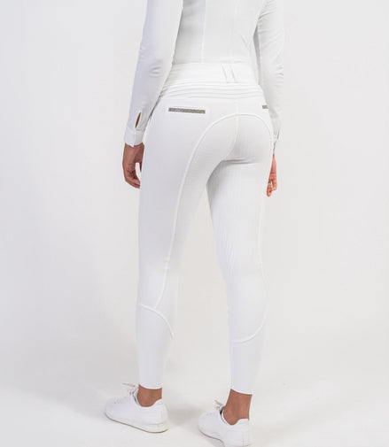 Samshield Dames Rijbroek Clara Full Grip Champagne Dames Rijbroeken - Maddelin Equestrian Samshield