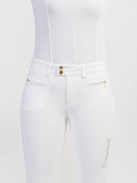 Samshield Dames Rijbroek Diane Boreal Full Grip Champagne Dames Rijbroeken - Maddelin Equestrian Samshield