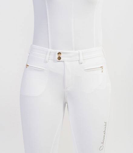 Samshield Dames Rijbroek Diane Boreal Full Grip Champagne Dames Rijbroeken - Maddelin Equestrian Samshield