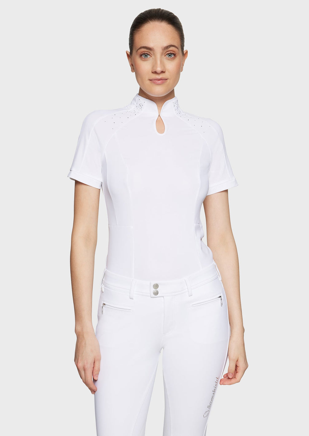 Samshield Elsa Boreal Wedstrijdshirt Dames Wedstrijdshirts - Maddelin Equestrian Samshield